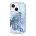 Ốp điện thoại họa tiết bướm mạ bạc PC kết hợp TPU, Dành cho iPhone 13 Pro Max, Dành cho iPhone 13 Pro, Dành cho iPhone 13, Dành cho iPhone 13 mini, Dành cho iPhone 12 Pro Max, Dành cho iPhone 12 Pro