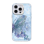 Ốp điện thoại họa tiết bướm mạ bạc PC kết hợp TPU, Dành cho iPhone 13 Pro Max, Dành cho iPhone 13 Pro, Dành cho iPhone 13, Dành cho iPhone 13 mini, Dành cho iPhone 12 Pro Max, Dành cho iPhone 12 Pro
