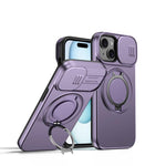 Camera Sliding Shield Magnetic Rotation Holder Phone Case, For iPhone 14 / 13, For iPhone 14 Pro, For iPhone 14 Pro Max, For iPhone 13 Pro Max / 12 Pro Max, For iPhone 13 Pro, For iPhone 12 / 12 Pro