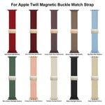 Dây đồng hồ khóa nam châm họa tiết vải twill Nylon xDfind, dành cho Apple Watch 42 / 44 / 45 / 46 / 49mm, dành cho Apple Watch 38 / 40 / 41 / S11 42mm