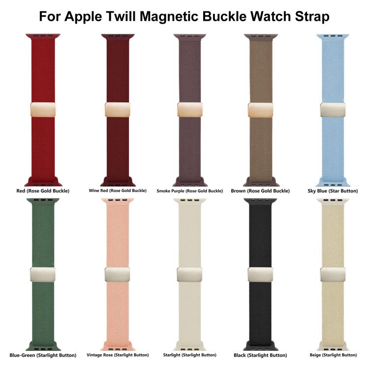 Dây đồng hồ khóa nam châm họa tiết vải twill Nylon xDfind, dành cho Apple Watch 42 / 44 / 45 / 46 / 49mm, dành cho Apple Watch 38 / 40 / 41 / S11 42mm