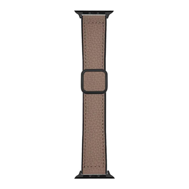 Dây đồng hồ khóa nam châm da thuần chay họa tiết Litchi xDfind, dành cho Apple Watch 42 / 44 / 45 / 46 / 49mm, dành cho Apple Watch 38 / 40 / 41 / S11 42mm