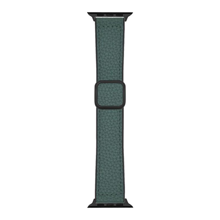 Dây đồng hồ khóa nam châm da thuần chay họa tiết Litchi xDfind, dành cho Apple Watch 42 / 44 / 45 / 46 / 49mm, dành cho Apple Watch 38 / 40 / 41 / S11 42mm
