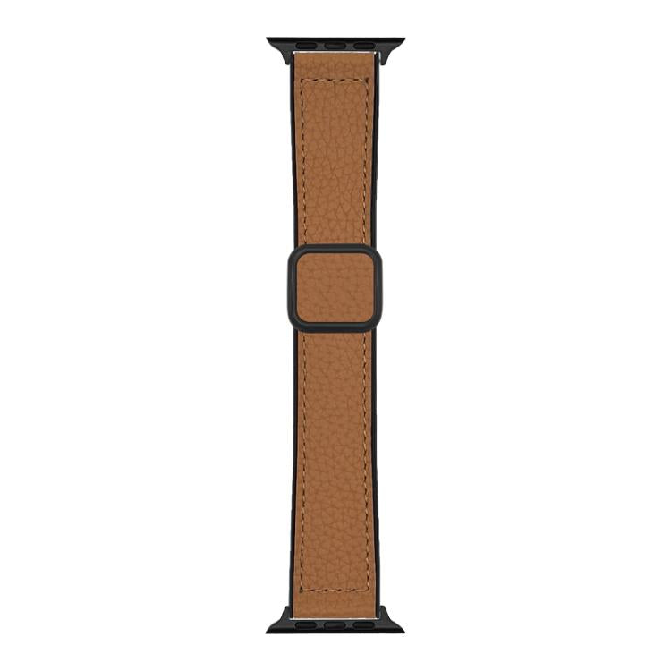 Dây đồng hồ khóa nam châm da thuần chay họa tiết Litchi xDfind, dành cho Apple Watch 42 / 44 / 45 / 46 / 49mm, dành cho Apple Watch 38 / 40 / 41 / S11 42mm