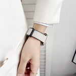 Dây đồng hồ khóa nam châm da thuần chay họa tiết Litchi xDfind, dành cho Apple Watch 42 / 44 / 45 / 46 / 49mm, dành cho Apple Watch 38 / 40 / 41 / S11 42mm