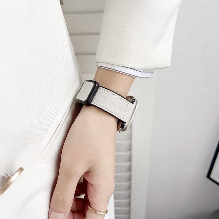 Dây đồng hồ khóa nam châm da thuần chay họa tiết Litchi xDfind, dành cho Apple Watch 42 / 44 / 45 / 46 / 49mm, dành cho Apple Watch 38 / 40 / 41 / S11 42mm
