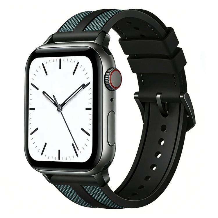 Dây đồng hồ silicone bện nylon lai Flame xDfind, dành cho Apple Watch 42 / 44 / 45 / 46 / 49mm, dành cho Apple Watch 38 / 40 / 41 / S11 42mm