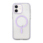 Ốp điện thoại PC Hybrid TPU nam châm hai màu, Dành cho iPhone 12 / 12 Pro, Dành cho iPhone 12 Pro Max