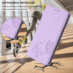 Ốp điện thoại da thuần chay RFID cánh bướm đôi nam châm mạnh, Dành cho iPhone 16, Dành cho iPhone 15 Pro Max, Dành cho iPhone 15 Pro, Dành cho iPhone 15 Plus