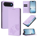 Ốp lưng điện thoại da thuần chay RFID cánh bướm đôi nam châm mạnh, dành cho iPhone Air, dành cho iPhone 16 Pro Max, dành cho iPhone 16 Pro, dành cho iPhone 16 Plus
