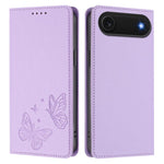 Ốp lưng điện thoại da thuần chay RFID cánh bướm đôi nam châm mạnh, dành cho iPhone Air, dành cho iPhone 16 Pro Max, dành cho iPhone 16 Pro, dành cho iPhone 16 Plus