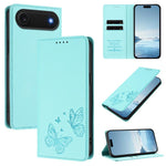 Ốp lưng điện thoại da thuần chay RFID cánh bướm đôi nam châm mạnh, dành cho iPhone Air, dành cho iPhone 16 Pro Max, dành cho iPhone 16 Pro, dành cho iPhone 16 Plus