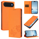 Ốp lưng điện thoại da thuần chay RFID cánh bướm đôi nam châm mạnh, dành cho iPhone Air, dành cho iPhone 16 Pro Max, dành cho iPhone 16 Pro, dành cho iPhone 16 Plus