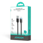 Dây cáp dữ liệu sạc nhanh tự động tắt nguồn JOYROOM S-A63 StarWay Series 1.2m 3A USB-A sang 8 Pin, USB-A sang 8 Pin