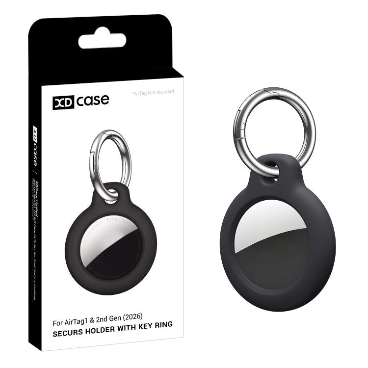 Ốp bảo vệ cứng màu trơn XDcase bằng PC kèm móc khóa, 1 chiếc (Đen), 1 chiếc (Trắng), 1 chiếc (Đỏ hồng), 1 chiếc (Xanh dương), 1 chiếc (Hồng), 1 chiếc (Xanh lính)
