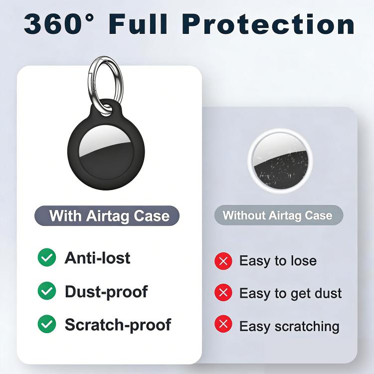 Ốp bảo vệ cứng màu trơn XDcase bằng PC kèm móc khóa, 1 chiếc (Đen), 1 chiếc (Trắng), 1 chiếc (Đỏ hồng), 1 chiếc (Xanh dương), 1 chiếc (Hồng), 1 chiếc (Xanh lính)