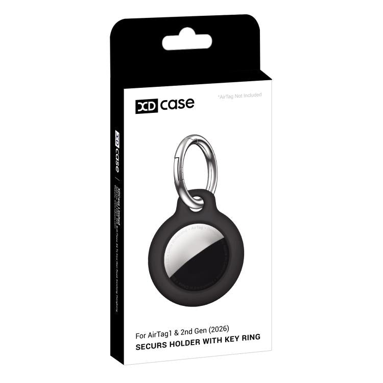Ốp bảo vệ cứng trong suốt XDcase bằng PC kèm móc khóa, 1 chiếc (Đen trong suốt), 1 chiếc (Trong suốt), 1 chiếc (Đỏ trong suốt), 1 chiếc (Xanh dương trong suốt), 1 chiếc (Hồng trong suốt), 1 chiếc (Xanh lá trong suốt)