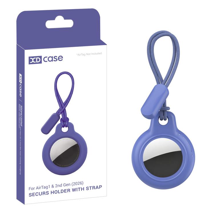 Ốp bảo vệ cứng màu trơn XDcase bằng PC kèm dây đeo, 1 chiếc (Đen), 1 chiếc (Trắng), 1 chiếc (Đỏ hồng), 1 chiếc (Xanh dương)