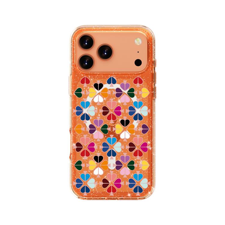 Ốp lưng điện thoại nam châm họa tiết trái tim đỏ pha lê lấp lánh, dành cho iPhone 17 Pro Max, dành cho iPhone 17 Pro