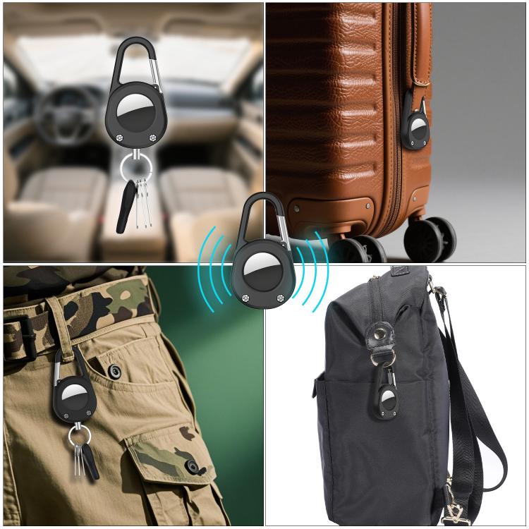 Ốp bảo vệ chống nước móc khóa carabiner ngoài trời XDcase, dành cho AirTag thế hệ 2 / thế hệ 1