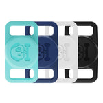 Bộ 4 ốp bảo vệ chống nước bằng silicone thiết kế vòng cổ thú cưng XDcase, 4 cái (Đen Trắng Xanh Dương Xanh Lá), 4 cái (Hồng Đỏ Tím Vàng)