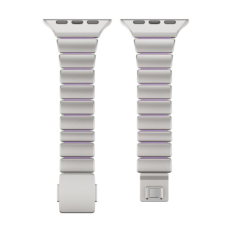 Dây đồng hồ khóa nam châm Norman thép không gỉ hạt một viên, dành cho Apple Watch 46mm / 49mm / 45mm / 44mm, dành cho Apple Watch 42mm / 41mm / 40mm / 38mm