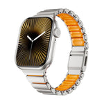 Dây đồng hồ khóa nam châm Norman thép không gỉ hạt một viên, dành cho Apple Watch 46mm / 49mm / 45mm / 44mm, dành cho Apple Watch 42mm / 41mm / 40mm / 38mm