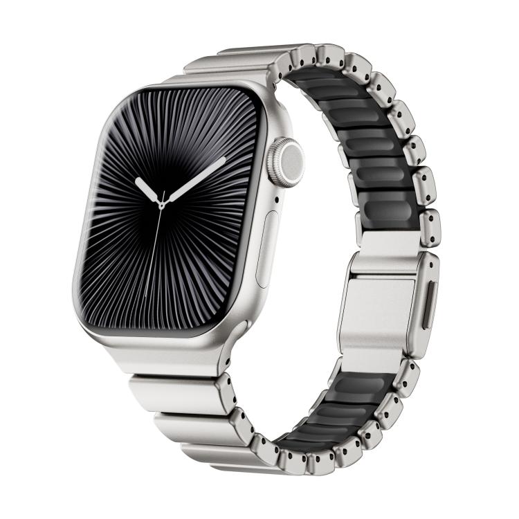 Dây đồng hồ khóa nam châm Norman thép không gỉ hạt một viên, dành cho Apple Watch 46mm / 49mm / 45mm / 44mm, dành cho Apple Watch 42mm / 41mm / 40mm / 38mm