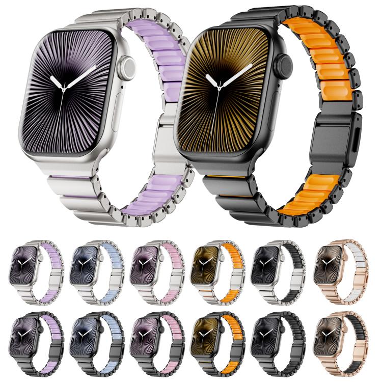 Dây đồng hồ khóa nam châm Norman thép không gỉ hạt một viên, dành cho Apple Watch 46mm / 49mm / 45mm / 44mm, dành cho Apple Watch 42mm / 41mm / 40mm / 38mm