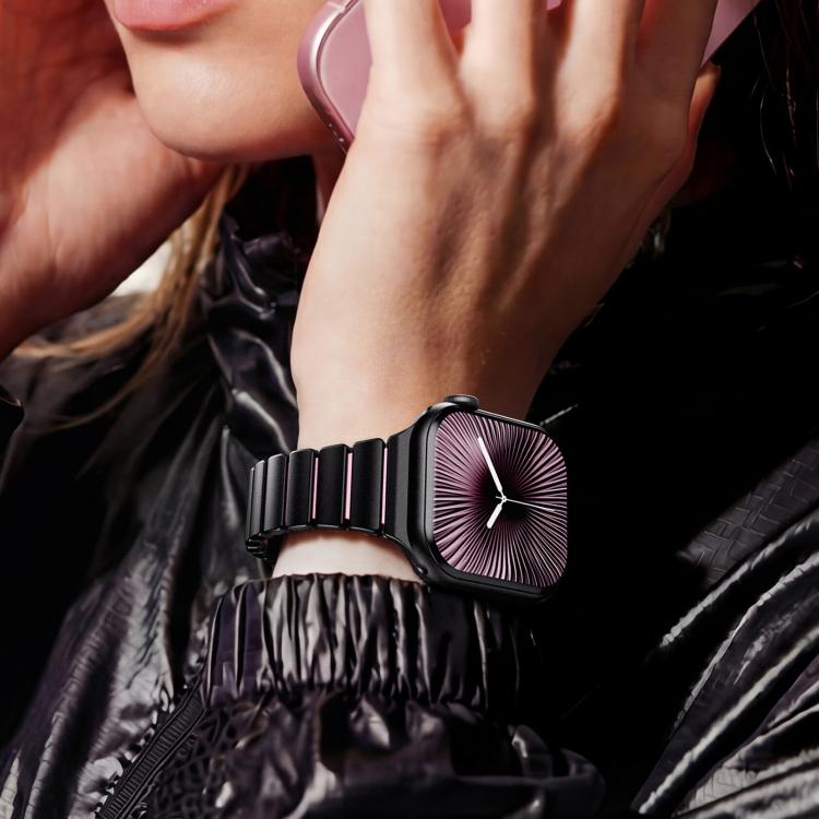 Dây đồng hồ khóa nam châm Norman thép không gỉ hạt một viên, dành cho Apple Watch 46mm / 49mm / 45mm / 44mm, dành cho Apple Watch 42mm / 41mm / 40mm / 38mm