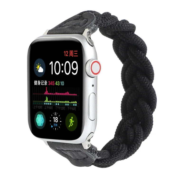 Dây đeo đồng hồ dệt co giãn cho Apple Watch Series 6 & SE & 5 & 4 44mm / 3 & 2 & 1 42mm, dài 160mm