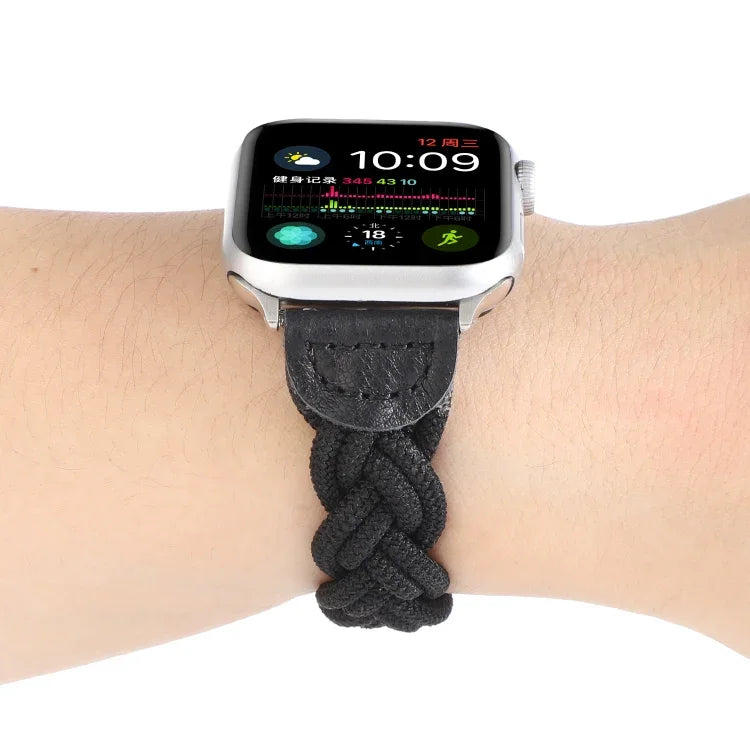 Dây đeo đồng hồ dệt co giãn cho Apple Watch Series 6 & SE & 5 & 4 44mm / 3 & 2 & 1 42mm, dài 160mm