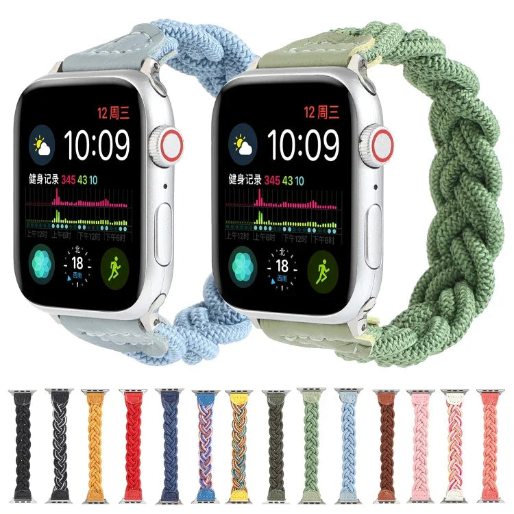 Dây đeo đồng hồ dệt co giãn cho Apple Watch Series 6 & SE & 5 & 4 44mm / 3 & 2 & 1 42mm, dài 160mm