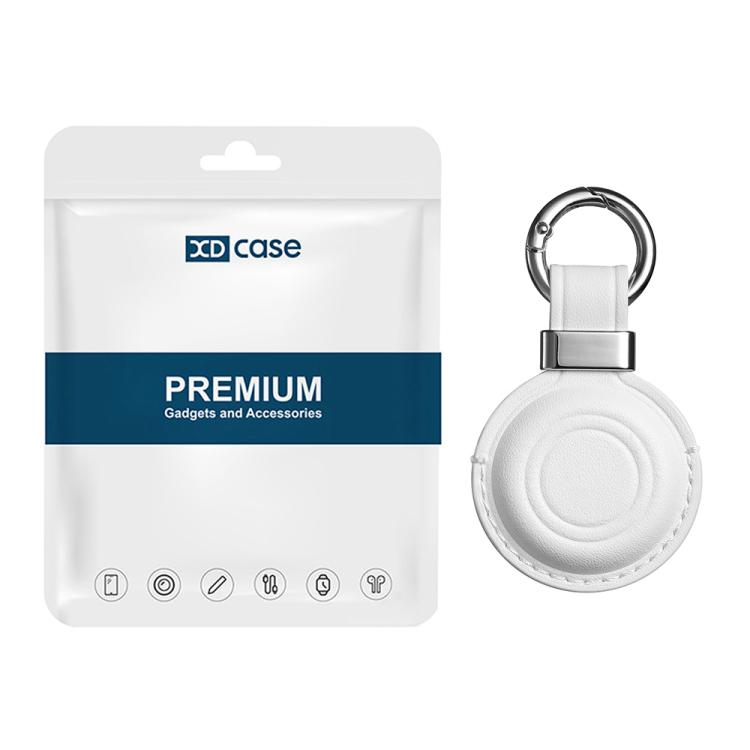 Ốp bảo vệ da microfiber kèm kẹp kim loại & móc khóa XDcase, dành cho AirTag thế hệ 2 / thế hệ 1