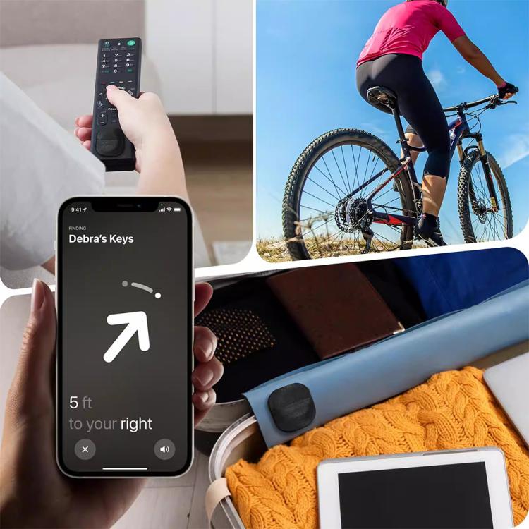 Ốp bảo vệ thiết kế thẻ dán mặt sau vải co giãn XDcase, dành cho AirTag thế hệ 2 / thế hệ 1