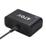 Bộ sạc đa chức năng YMX-615-LCD470W 470W 4 cổng Type-C và 2 cổng USB GaN, Phích cắm AU, EU, UK, US