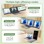 Màn hình mở rộng di động Blackview DCM8 Pro 15.3 inch hai màn hình cho laptop 14-17.3 inch