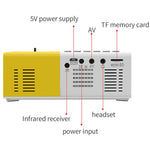 Máy chiếu kỹ thuật số LED HD mini rạp hát gia đình di động J9 1920x1080P 15 ANSI, phiên bản cơ bản, phích cắm EU, US, UK, AU