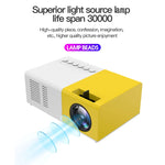 Máy chiếu kỹ thuật số LED HD mini rạp hát gia đình di động J9 1920x1080P 15 ANSI, phiên bản cơ bản, phích cắm EU, US, UK, AU