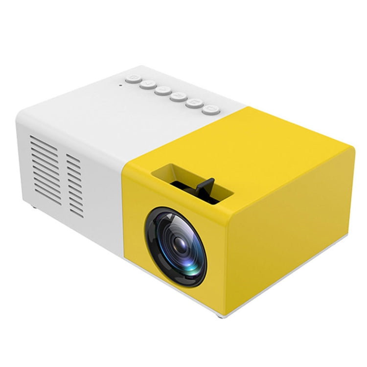 Máy chiếu kỹ thuật số LED HD mini rạp hát gia đình di động J9 1920x1080P 15 ANSI, phiên bản cơ bản, phích cắm EU, US, UK, AU