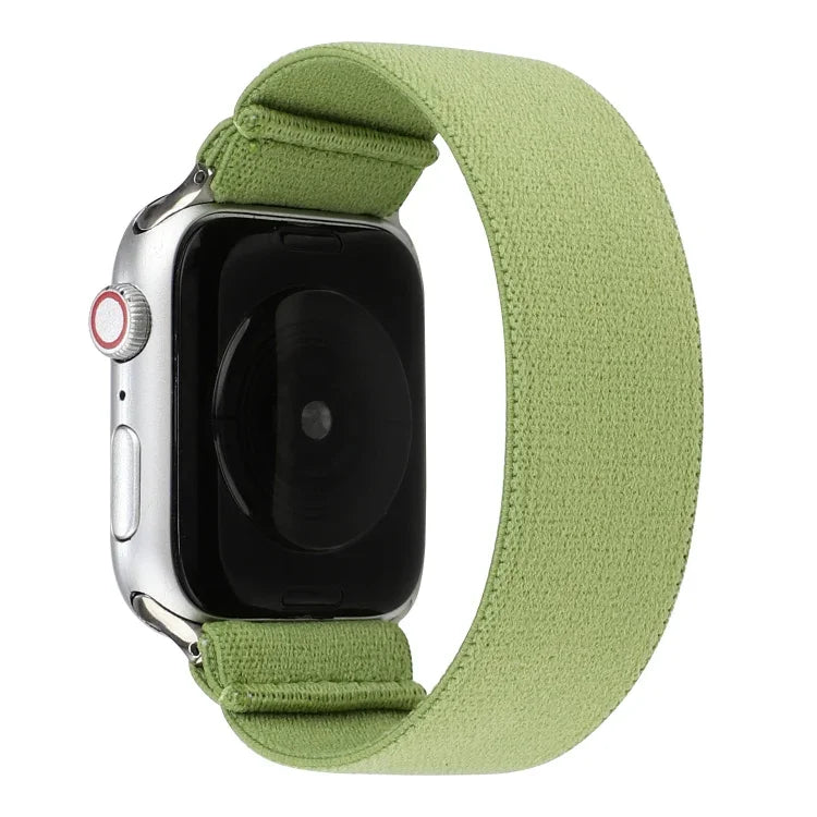 Solid Color Silicone Replacement Strap Watchband, For Apple Watch Series 7  41mm / & 6 & SE & 5 & 4 40mm, For Apple Watch Series  7  45mm / & 6 & SE & 5 & 4 44mm