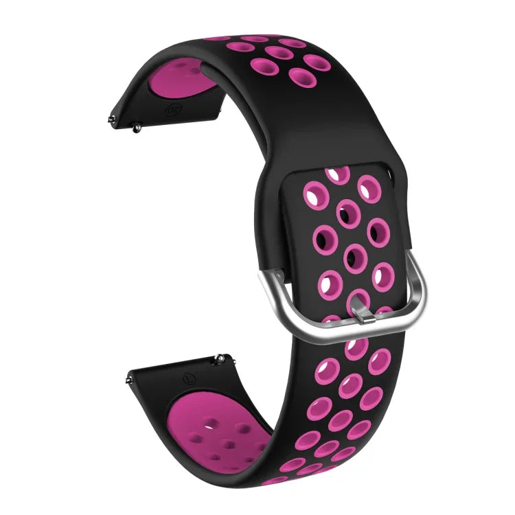 Dây silicone thay thế hai màu cho Samsung Galaxy Watch Active2 44mm