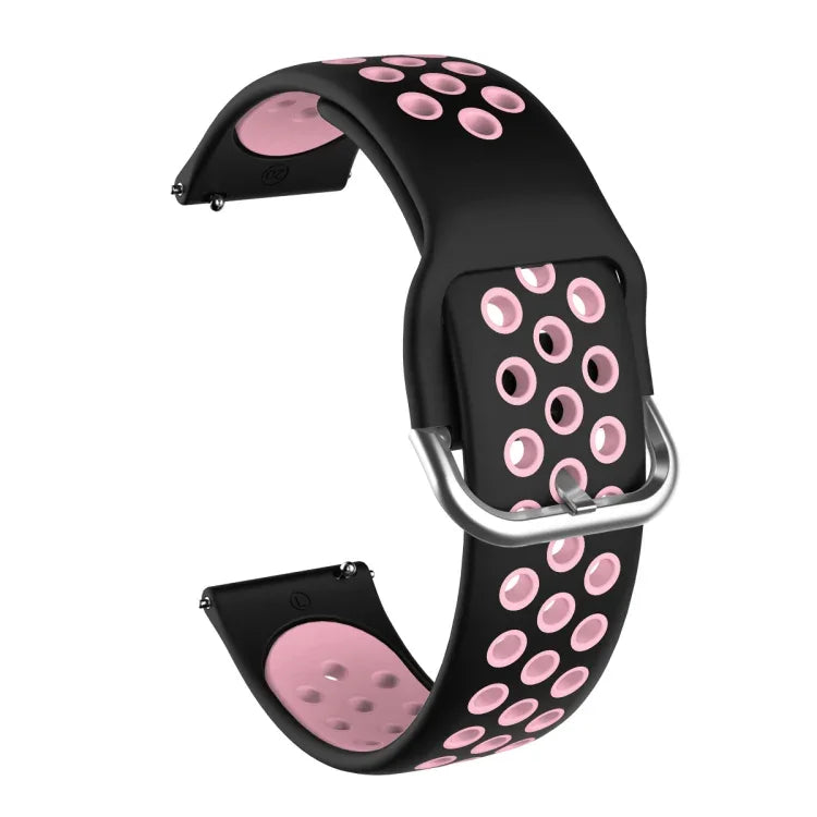 Dây silicone thay thế hai màu cho Samsung Galaxy Watch Active2 44mm