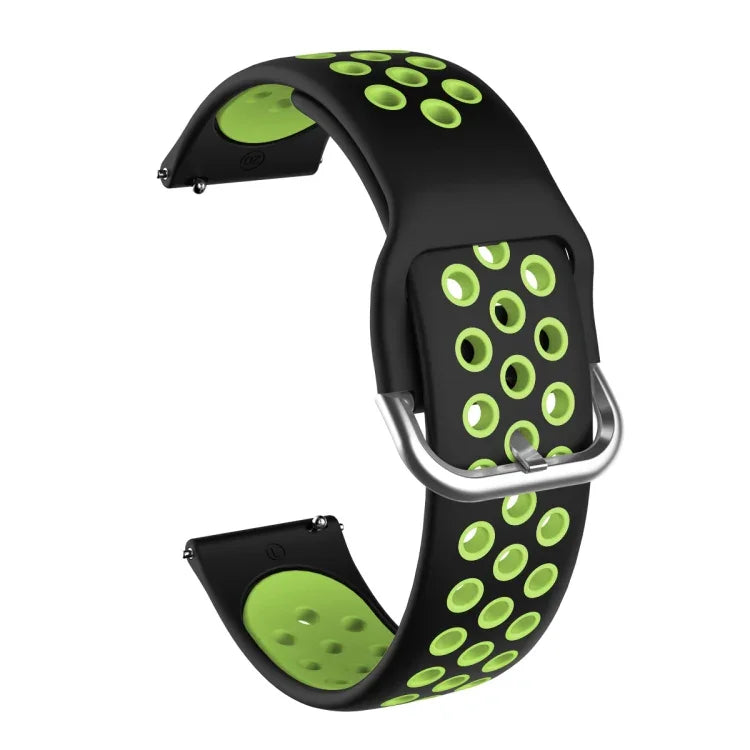 Dây silicone thay thế hai màu cho Samsung Galaxy Watch Active2 44mm