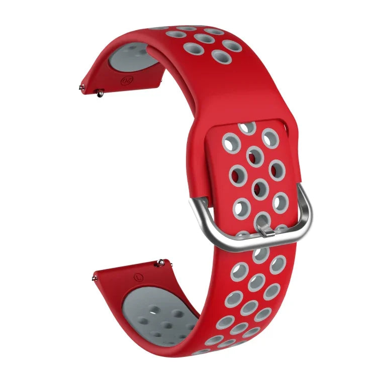 Dây silicone thay thế hai màu cho Samsung Galaxy Watch Active2 44mm