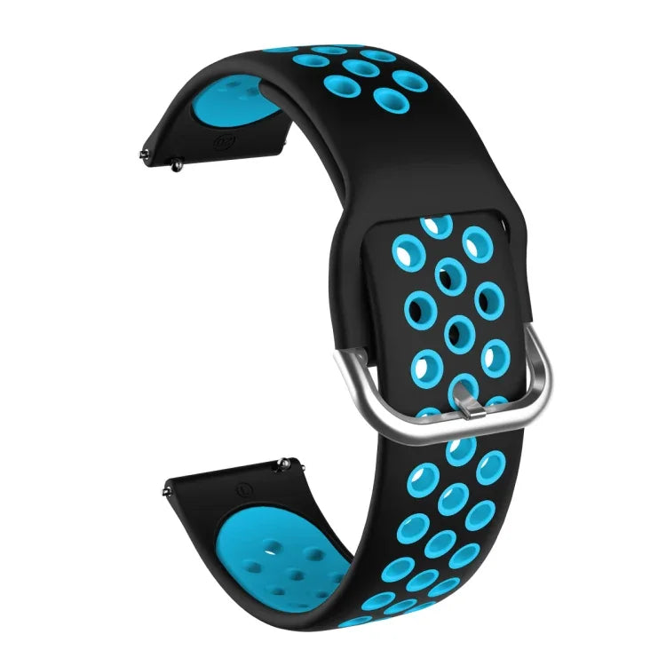 Dây silicone thay thế hai màu cho Samsung Galaxy Watch Active2 44mm