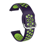 Dây silicone thay thế hai màu cho Samsung Galaxy Watch Active2 44mm