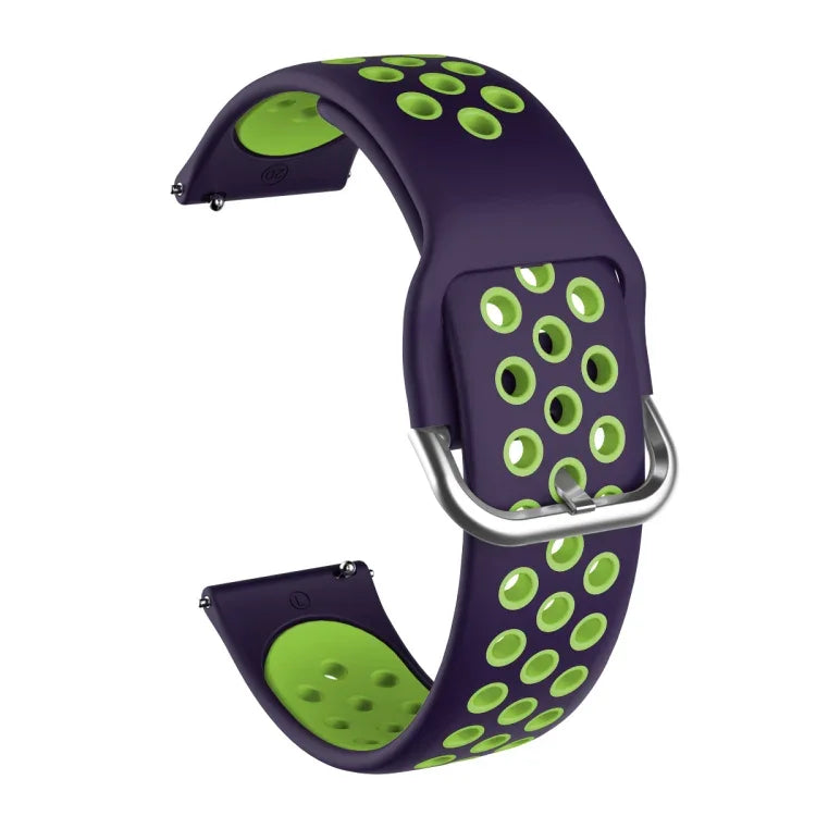 Dây silicone thay thế hai màu cho Samsung Galaxy Watch Active2 44mm