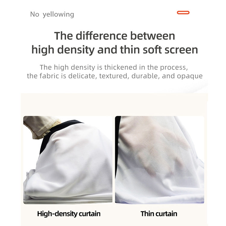 Màn chiếu phim máy chiếu polyester mật độ cao gấp đơn giản, kích thước: 60 inch (16:9) diện tích chiếu: 132x75cm, 60 inch (16:9) diện tích chiếu: 132x75cm