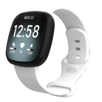 For Fitbit Versa 3 / Sense Silicone Replacement Strap Watchband, Size: S, Size: S